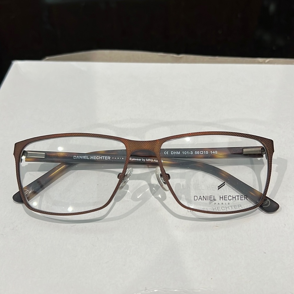 Brand New Authentic Daniel Hechter Glasses including original Case & Wipe